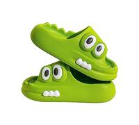 Boys Girls Shower Slides Beach Pool Slide Sandals Shower Shoes Slippers Pool Slippers Unisex-Child Comfort Slides Swim Shoe Kids Sliders New 3_Green 10.5