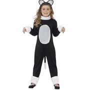 Boys/ Girls Unisex Cool Black Cat Fancy Dress Costume