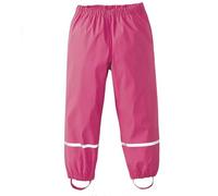 Boys Girls Waterproof Rain Pants Kids Lightweight Rain Trousers Elastic Waist Outdoor Waterproof Bottoms with Reflective Strips for All Weather Play and Outdoor Adventures 10-11 Years Hot Pink