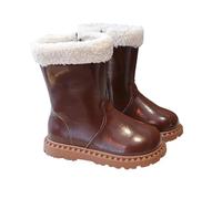 Boys Girls Wellington Boots Short Flat Bootie For Junior/Yourth Comfy Walking Flashing, Wellies, Rain, Snow, Shoes Ankle Kids Anti-Slip Warm In Cold Winter Days