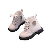 Boys Girls Wellington Boots with Easy On Handles Toddler/Little Kid/Big Kid Wellies Red Very Warm Liners Fur Lined School, Spring Summer