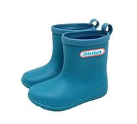 Boys Girls Wellington Wellies Kids Shoes Welly Rain Boots Booties Galoshes | Pull On Style, Sparkle Glitter Finish, Round Toe Shape, Mid Calf Shaft Height, Flexible PVC Shell, Smooth Outer Shell