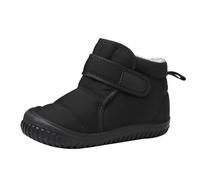 Boys Girls Winter Boots Junior Kids Snow Boots Boys Girls Snow Boots Winter Waterproof Boots Girls Winter Snow Boots Size 7 A0-Black