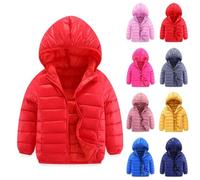 Boys Girls Winter Coats Lightweight Hooded Puffer Jackets for Kids Zip Up Quilted Puffer Jacket Water-Resistant Packable Outerwear Windproof Warm Autumn Winter Jacket (Grey, 15-16 Years)