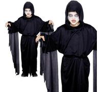 Smiffys Screamer Ghost Costume, Black (Size S)