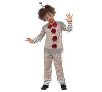 Boys Halloween Vintage Clown Boy Fancy Dress Costume