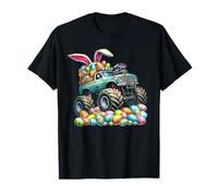 Boys Happy Easter Monster Truck Easter Eggs Hunt Toddler Kid T-Shirt