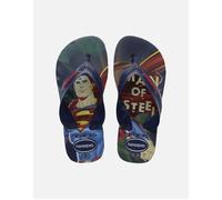 Havaianas Kids Max Heroes Navy Flip Flops Superman Wide Straps Comfort