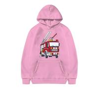 Boys Hoodie Unisex Top Jacket PE School Sweat Long Sleeve Comfortable Hooded Varsity Age 7-13 Years Pink