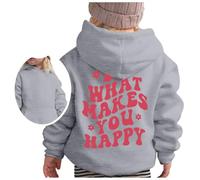 Boys Hoodie Warm Hooded Pullover Graphic Outfits Breathable, Lightweight Regular Fit Activewear Gaming Hoody for Kids Spring Summer Walking Grey