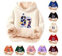 Boys Hoodie With Saint Patricks Day 67 Graphic Print Fleece Lined Pullover Soft Warm Cozy Lightweight Breathable Skin-Friendly Top For Kids Youth Winter Outdoor School Daily Play (F-Beige, 9-10 Years)