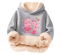 Boys Hoodie with Saint Patricks Day 67 Graphic Print Fleece Lined Pullover Soft Warm Cozy Lightweight Breathable Skin-Friendly Top for Kids Youth Winter Outdoor School Daily Play (C-GY1, 5-6 Years)