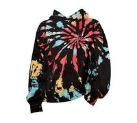 Boys’ Hoodies Child Sweatshirt Plain with Pocket Regular Fit Activewear School Top Pullover for Girls Black