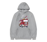 Boys’ Hoodies Kids Unisex Fleece Pullover Hoodie PE School Sweat Breathable, Lightweight Comfortable Hooded Trending Jacket for Age 5-13 Years Grey