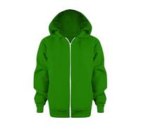 Boys’ Hoodies Warm Soft Pullover Sweatshirt Kids Cotton Long Sleeve Costume with Pocket Regular Fit Activewear Varsity Hoodie for Childrens Unisex Age 2-13 Years Green