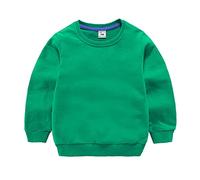 Boys’ Hoodies Warm Soft Pullover Sweatshirt PE School Sweat Hoodie Long Sleeve Top Girls Jumper Trending Jacket Age 7-13 Years Green