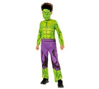 Boys Hulk Green Collection Marvel Superhero Cosplay Fancy Dress Kids Costume