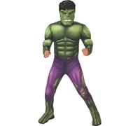 Boys Hulk Marvel Superhero Cosplay Halloween Fancy Dress Deluxe Kids Costume