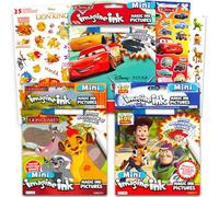 Boys Imagine Ink Coloring Book Super Set - Bundle with 3 Mess-Free Activity Books Featuring Toy Story, Lion Guard, Disney Cars Plus Stickers | Imagine Ink Books for Boys