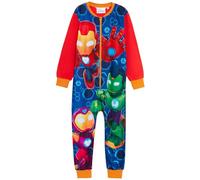 Boys Iron Man Fleece All In One 7-8 Years Multi