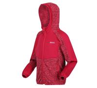 Boy's Jacket Regatta Juniors Dissolver VI Hooded Fleece in Pink