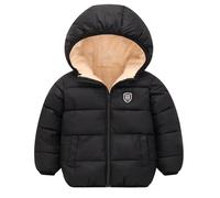 Boys Jackets & Coats 2 Year Old Boy Coats Toddler Boy Fleece Jacket Black 2-3Y