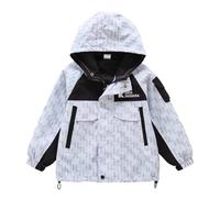 Boys' Jackets Kids Windbreaker Coat Camo Lightweight,Breathable Machine Washable Lined Hoodie For Travelling, Camping