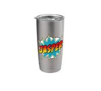 Boys Jasper Name Comic Book Superhero Stainless Steel Insulated Tumbler