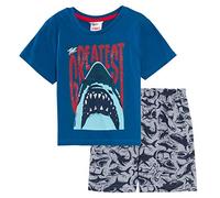 Boys Jaws Luxury Short Pyjamas 8-9 Years