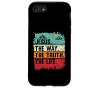 Boys Jesus Shirt The Way Truth Life Kids Christian Worship Case for iPhone SE (2020) / 7/8