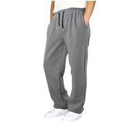 Boys Joggers 14-15 Years Boys Joggers Baggy Jogging Tracksuit Bottoms Straight Leg Jogger Uncuffed Elastic Waist Sweatpants Kids Sports Casual Winter Trousers for School PE Lessons, Sports Grey