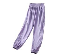 Boys Joggers 8-9 Years - Summer Baggy Harem With Pockets Lightweight Sweat (Light Purple 8-10 Years)