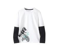 Boys Jumper Kids Girls Children Top Breathable, Lightweight Crewneck Pullover for Toddler New Casual Fashion School Uniform Size 1-7 Years Old White