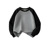 Boys Jumper Kids Girls Children Top Long Sleeve Pullover Sweater Jumber Full Regular Fit Activewear School Toddler Clothes Age 1-7 Years Grey