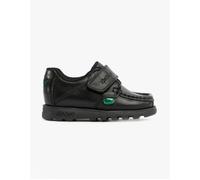 Kickers Fragma3 Boys Black Touch Fastening School Shoes, Size: 9