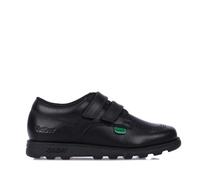 Boy's Kickers Infant Fragma Lo Strap Leather Shoes in Black
