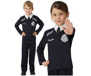 Boys Kids British Policeman Police Bobby Cop Fancy Dress Costume Outfit Age 3-8