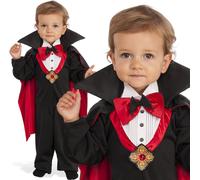 Boys Kids Toddler Vampire Dapper Dracula Halloween Fancy Dress Costume 1-3