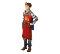 Boys King Arthur The Middle Ages Medieval Royalty Fancy Dress Kids Costume