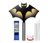 Boys Kite - Colorful Long Tail Large Single-Line, Dinosaur Rocket Shark Bat Design | Comfortable Winder Handles Huge Adult Kite For Outdoor Sports Activity Family Beginners