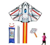 Boys Kite - Interactive Flying Colourful Long Tail Toy, Easy To Fly Large Single Line Kite | Outdoor Sports, Family Fun, Parent & Child Activity, Beginners, Boys & Girls, Park, Beach, Backyard