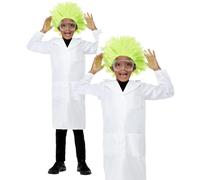Boys Lab Coat Girls Scientist Uniform Doctor Fancy Dress Kids Occupations Age 4-