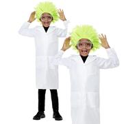 Boys Lab Coat Girls Scientist Uniform Doctor Fancy Dress Kids Occupations Age 4-