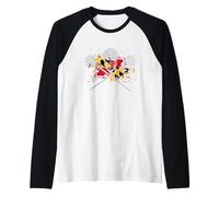 Boys Lacrosse Apparel Helmet Sticks LAX Maryland Flag Gift Raglan Baseball Tee