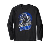 Boys Lacrosse Own The Turf Hustle Ground Ball Pride Long Sleeve T-Shirt