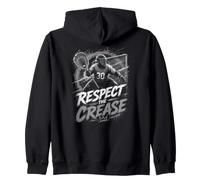 Boys Lacrosse Respect The Crease Goalie Defense Pride Zip Hoodie