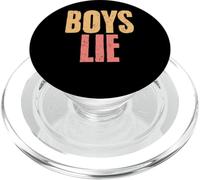 Boys Lie A Broken Hearted Lover Sarcasm Relationship Haters PopSockets PopGrip for MagSafe