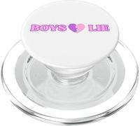 Boys Lie Feminism Broken Heart Design PopSockets PopGrip for MagSafe