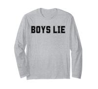 Boys Lie Feminism Design Long Sleeve T-Shirt