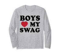Boys Love My Swag, Confidence, Style, and Attitude Long Sleeve T-Shirt